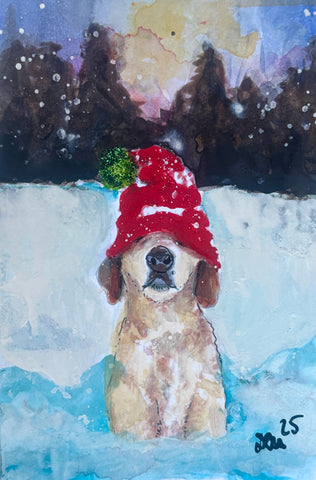 Who let the Santa Dog out